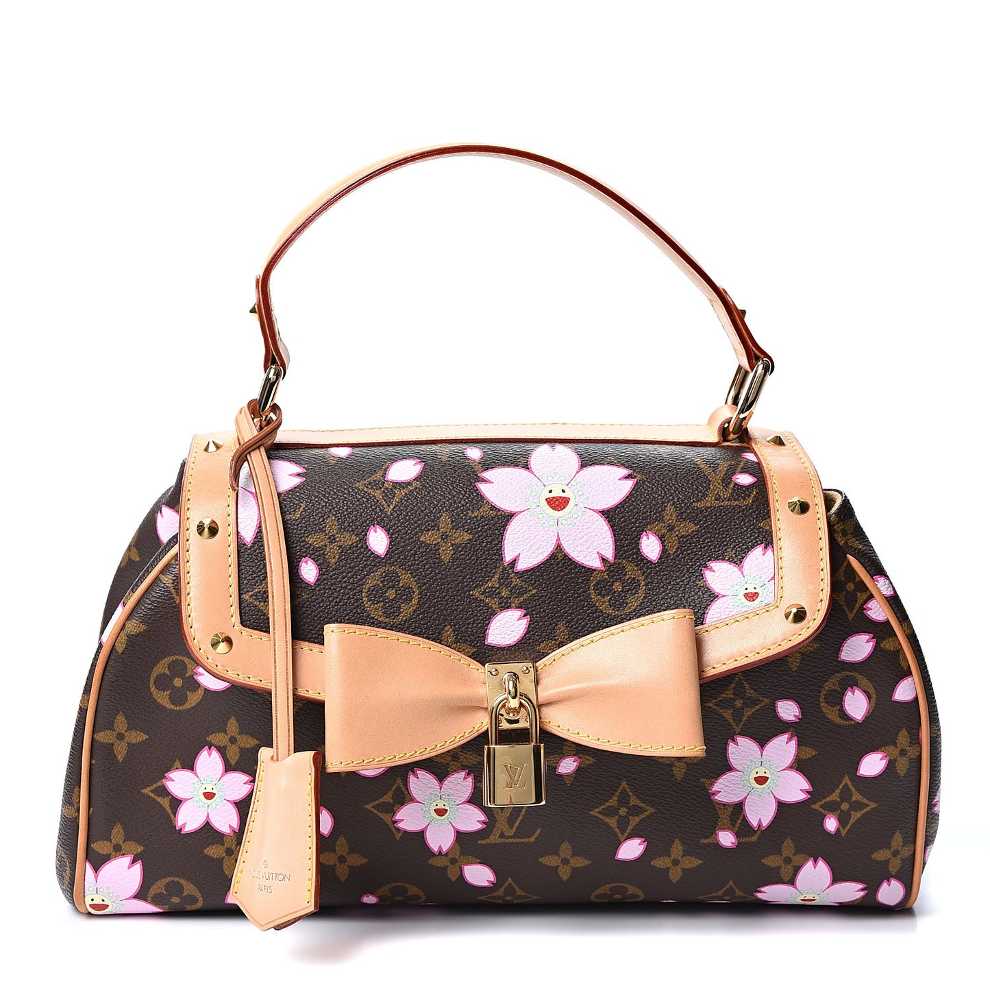 Monogram Cherry Blossom Sac Retro Bag Brown