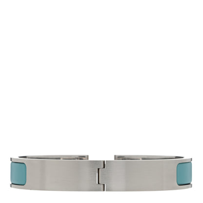 Hermes Enamel Narrow Clic Clac HH Bracelet GM Lagon 2 of 3