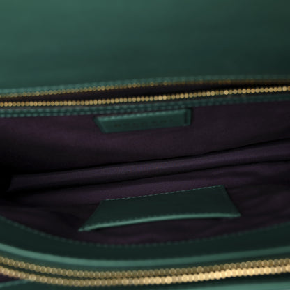Bulgari Calfskin Serpenti Forever Medium Shoulder Bag Emerald Green 5 of 10