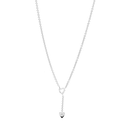 Cartier 18K White Gold Diamond Mon Amour Lariat Necklace 1 of 5