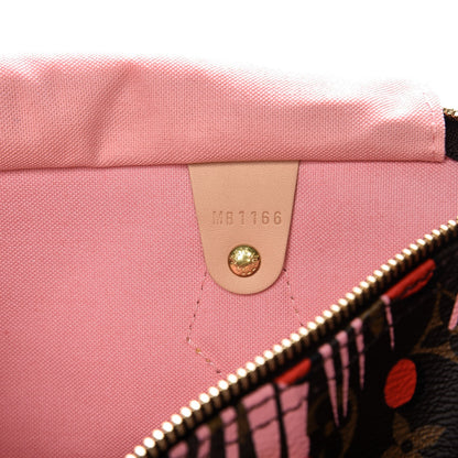 Louis Vuitton Monogram Jungle Dots Speedy 30 Sugar Pink Poppy 7 of 12