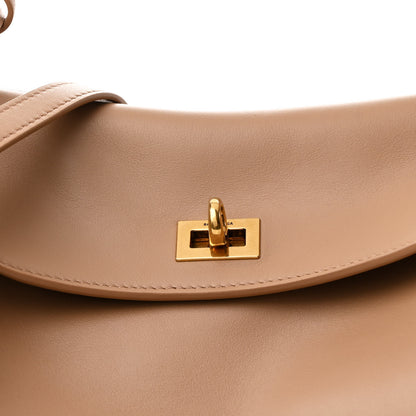 Balenciaga Smooth Calfskin Medium Rodeo Top Handle Handbag Latte 9 of 12