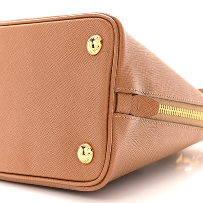 Prada Saffiano Lux Small Promenade Tote Caramel 9 of 10