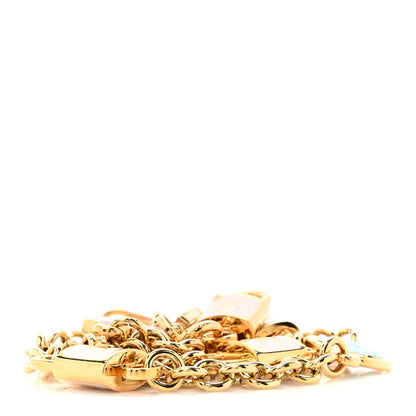 Louis Vuitton Enamel Flower Lock Capucines Chain Strap Gold Multicolor 2 of 3