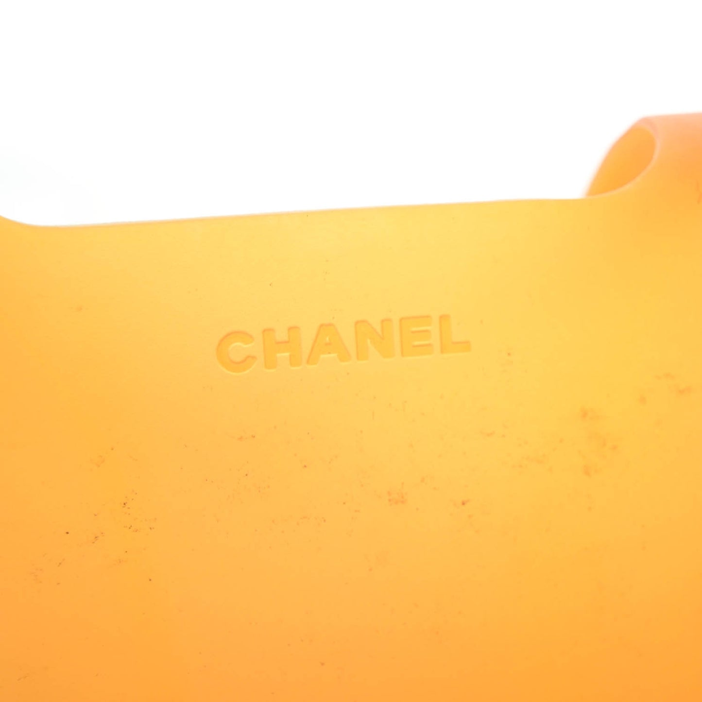 Jelly Rubber Tote Orange