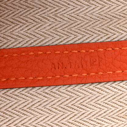 Hermes Vache Country Garden Party 36 MM Orange 7 of 10