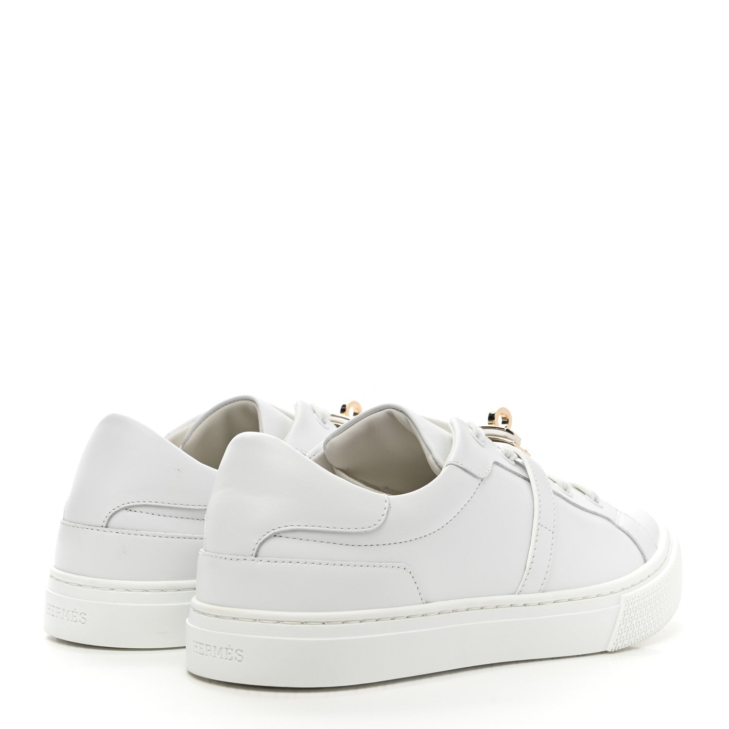 Hermes Calfskin Day Sneakers 39 White 4 of 11
