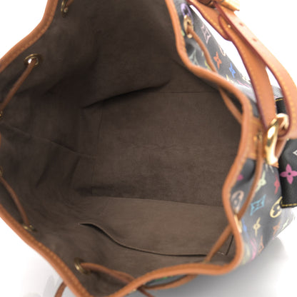 Louis Vuitton Monogram Multicolor Petit Noe Black 6 of 12