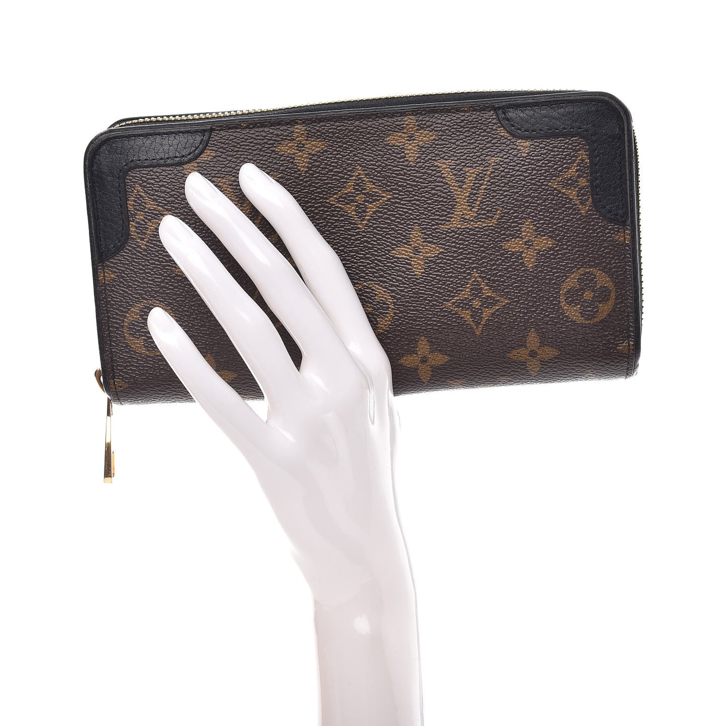 Monogram Zippy Retiro Wallet Black