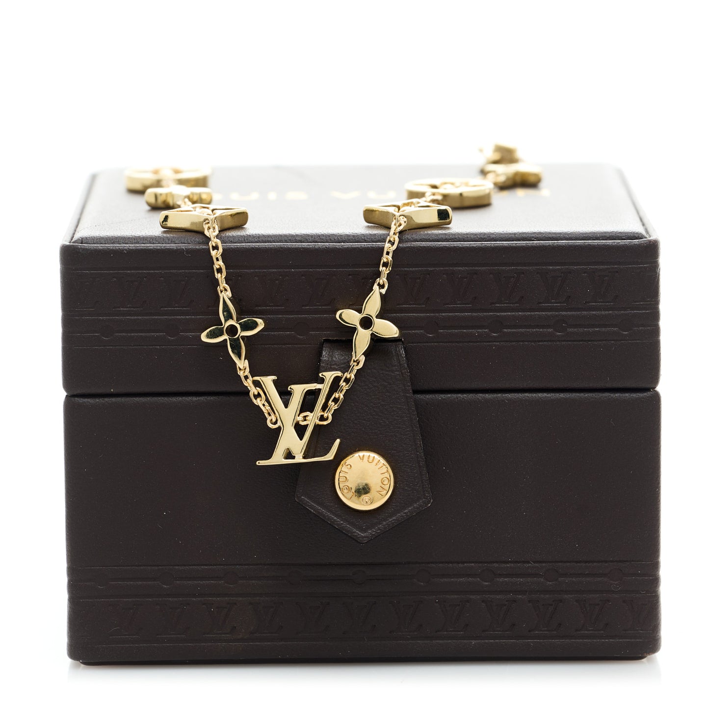 18K Yellow Gold Monogram Bracelet