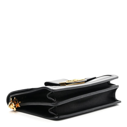 Louis Vuitton Smooth Calfskin Dauphine MM Black 4 of 9