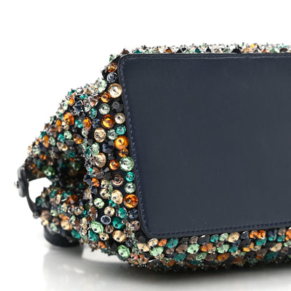 Fendi Beaded Micro Peekaboo Iconic Satchel Blue Multicolor 7 of 12