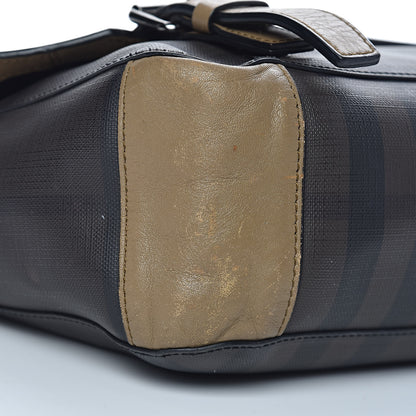 Burberry Smoked Check Grifford Messenger Bag Brown 14 of 18