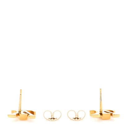 Louis Vuitton Metal LV Iconic Earrings Gold 3 of 7