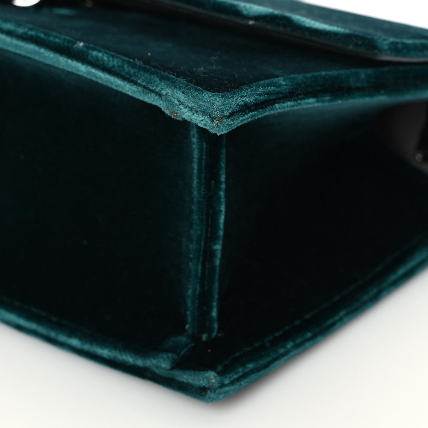 Jimmy Choo Velvet Finley Mini Shoulder Bag Green 8 of 8