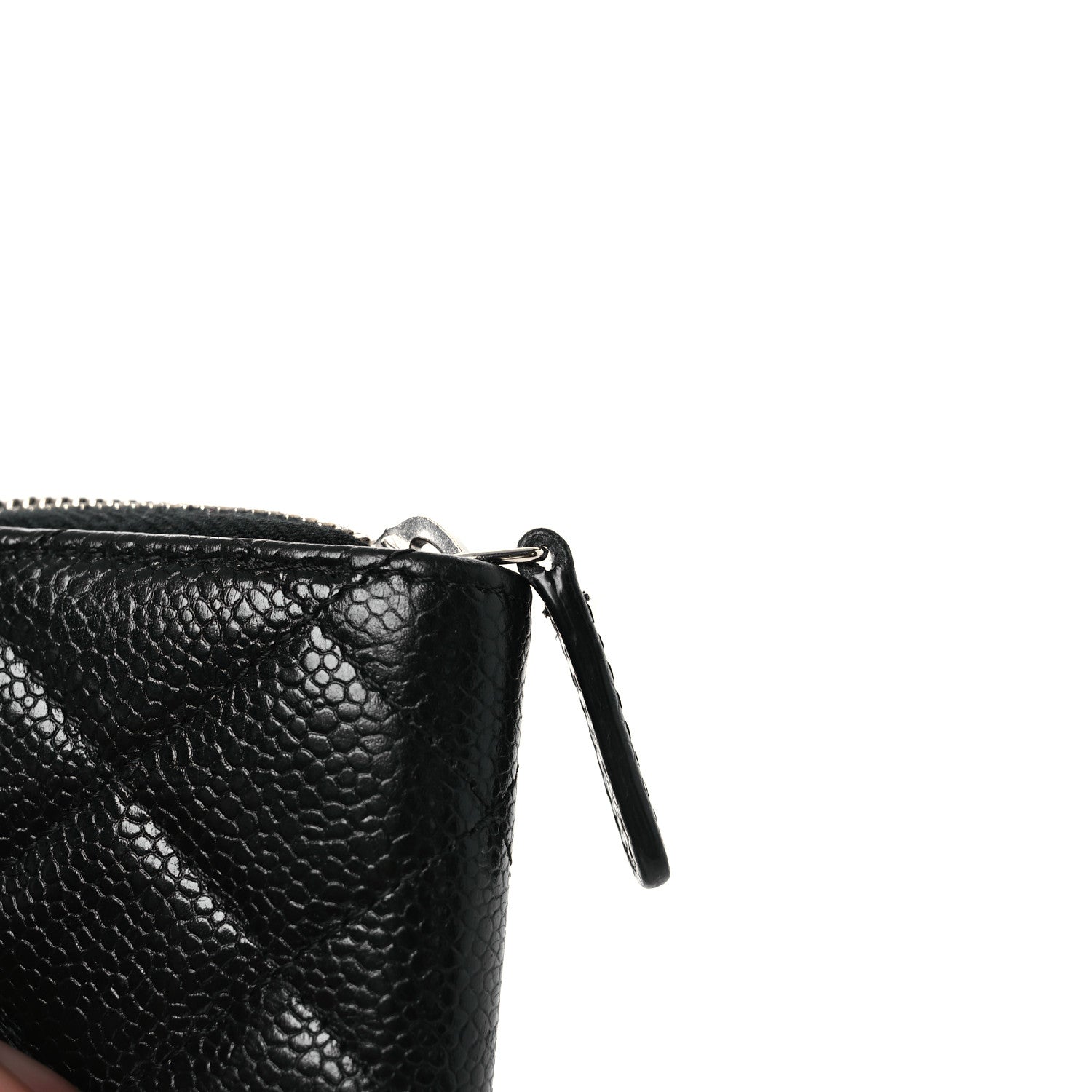 Chanel Caviar Quilted Incognito Zip Coin Purse Black 9 of 9