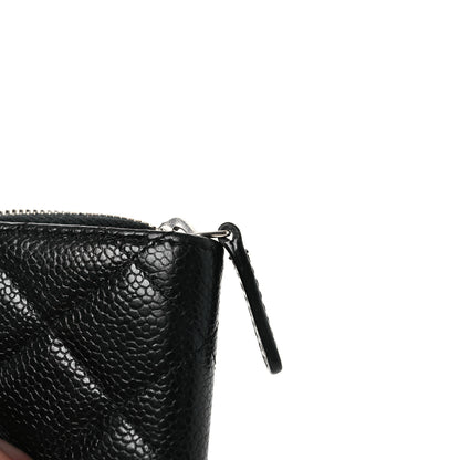 Chanel Caviar Quilted Incognito Zip Coin Purse Black 9 of 9