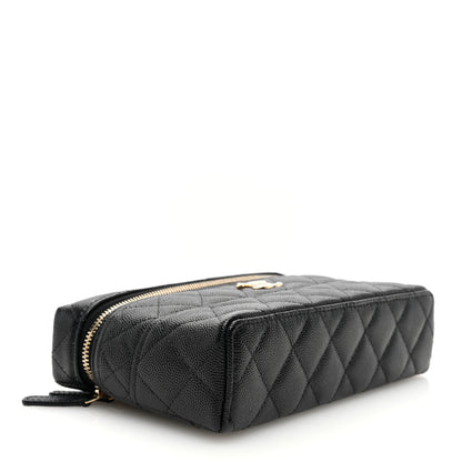 Chanel Caviar Quilted Trendy Handle Slim Vanity Black 4 of 11