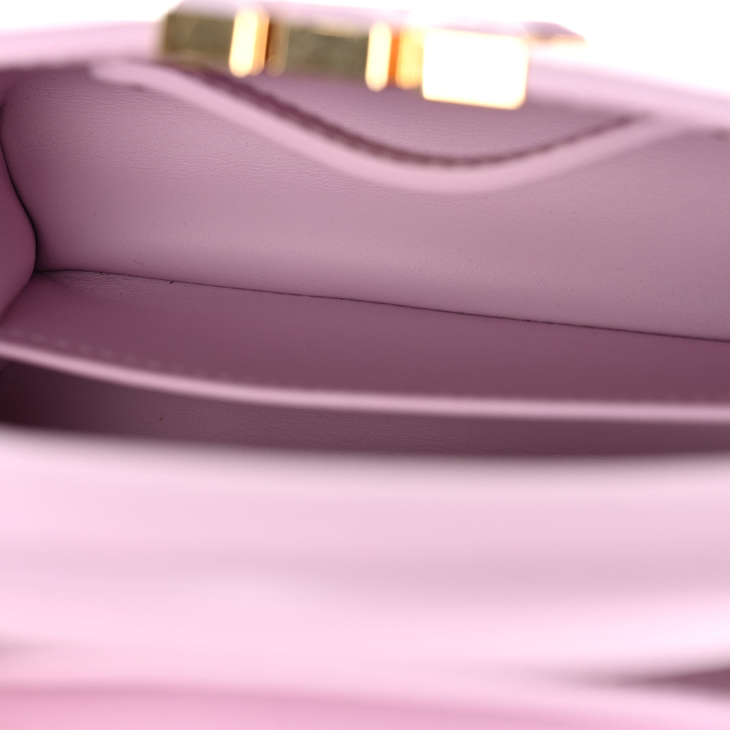 Smooth Calfskin Swarovski Crystal Mini Capucines Wisteria Purple
