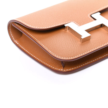 Hermes Epsom Constance Slim Wallet Gold 8 of 10