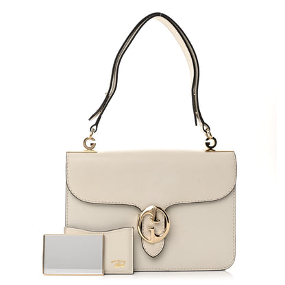 Gucci Calfskin Medium 1973 Shoulder Flap Bag Ivory 2 of 16