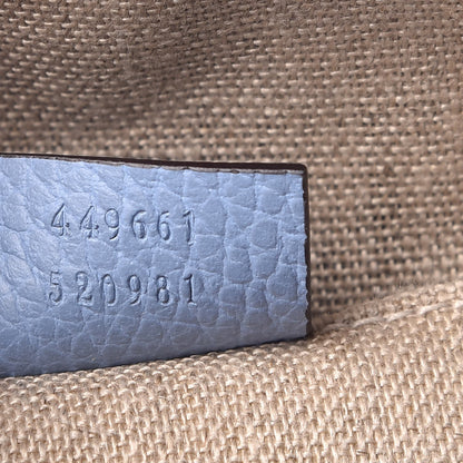 Gucci Dollar Calfskin Small GG Charm Dome Bag Mineral Blue 11 of 11