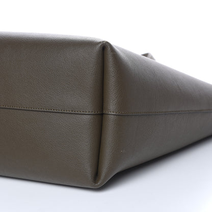 Saint Laurent Calfskin Large Shopping Tote Kaki Militaire 11 of 12