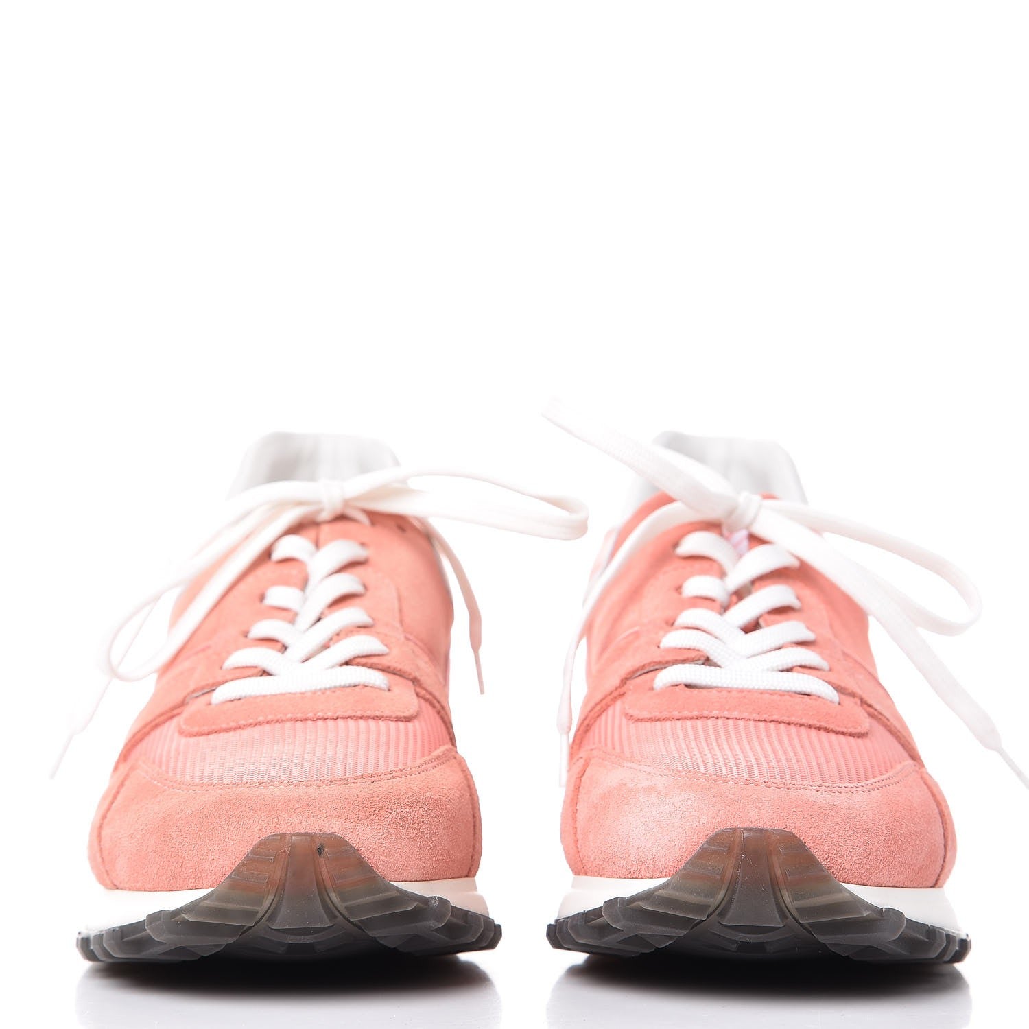 Louis Vuitton Nubuck Suede Run Away Sneakers 37.5 Pink 2 of 8