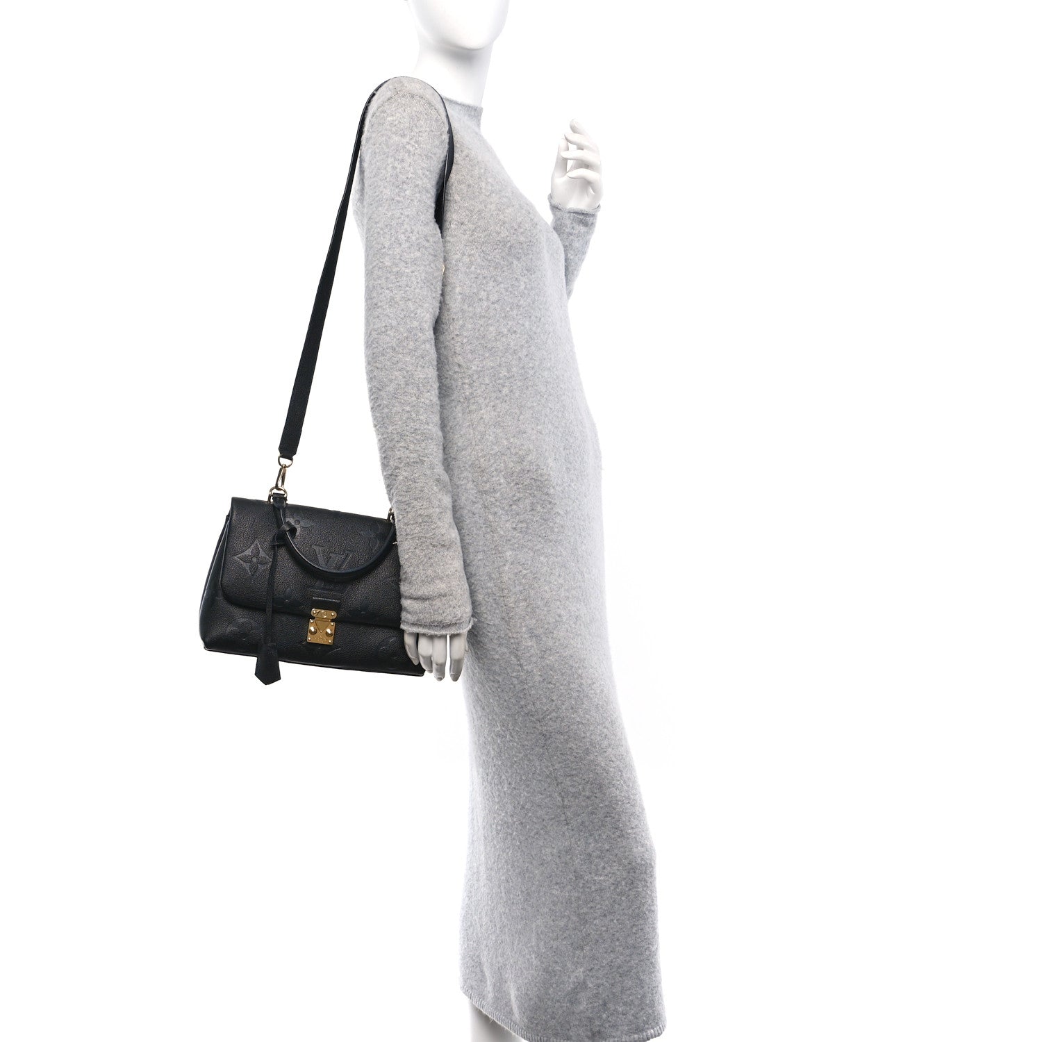 Louis Vuitton Empreinte Monogram Giant Madeleine MM Black 2 of 9