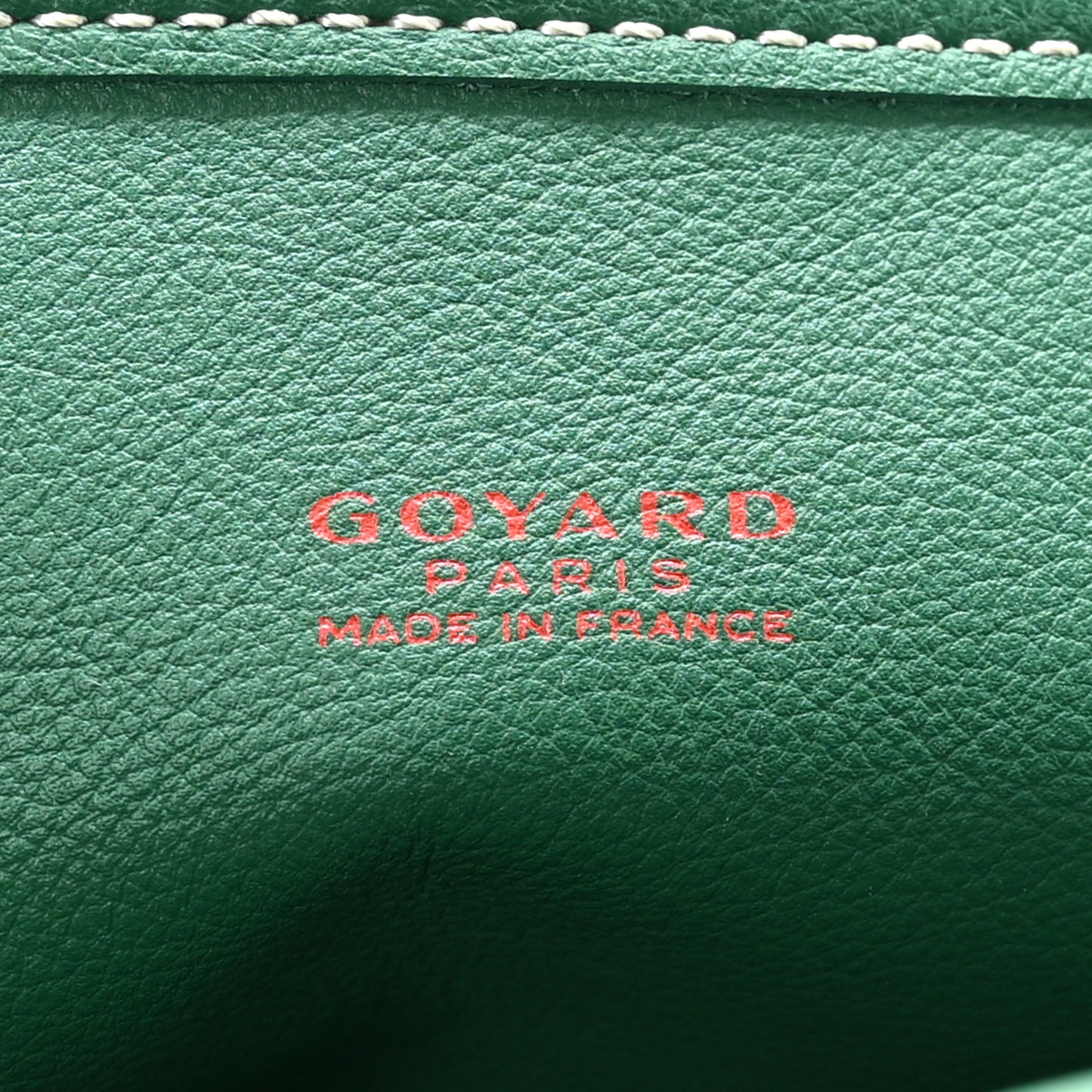 Goyardine Reversible Mini Anjou Green
