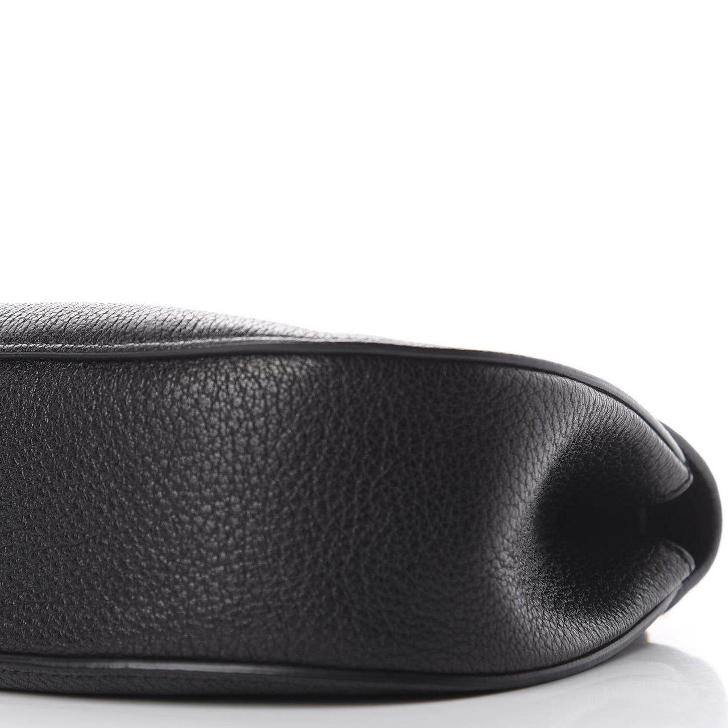 Grained Lambskin Mini Drew Shoulder Bag Black