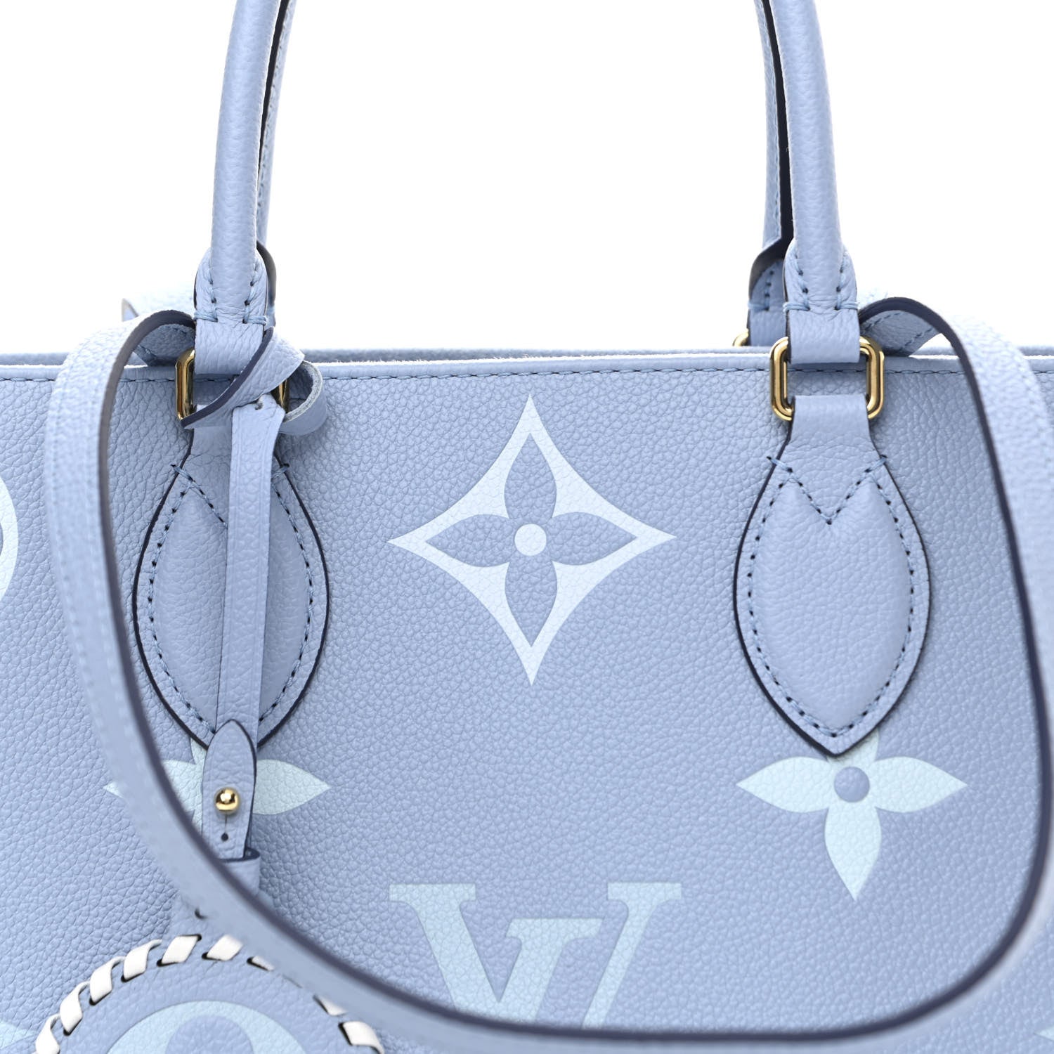 Louis Vuitton Empreinte Monogram Giant By The Pool Onthego MM Summer Blue 8 of 10