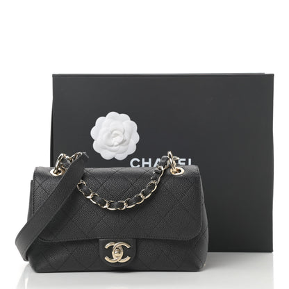 Chanel Caviar Quilted Small City Walk Flap Black 11 of 11