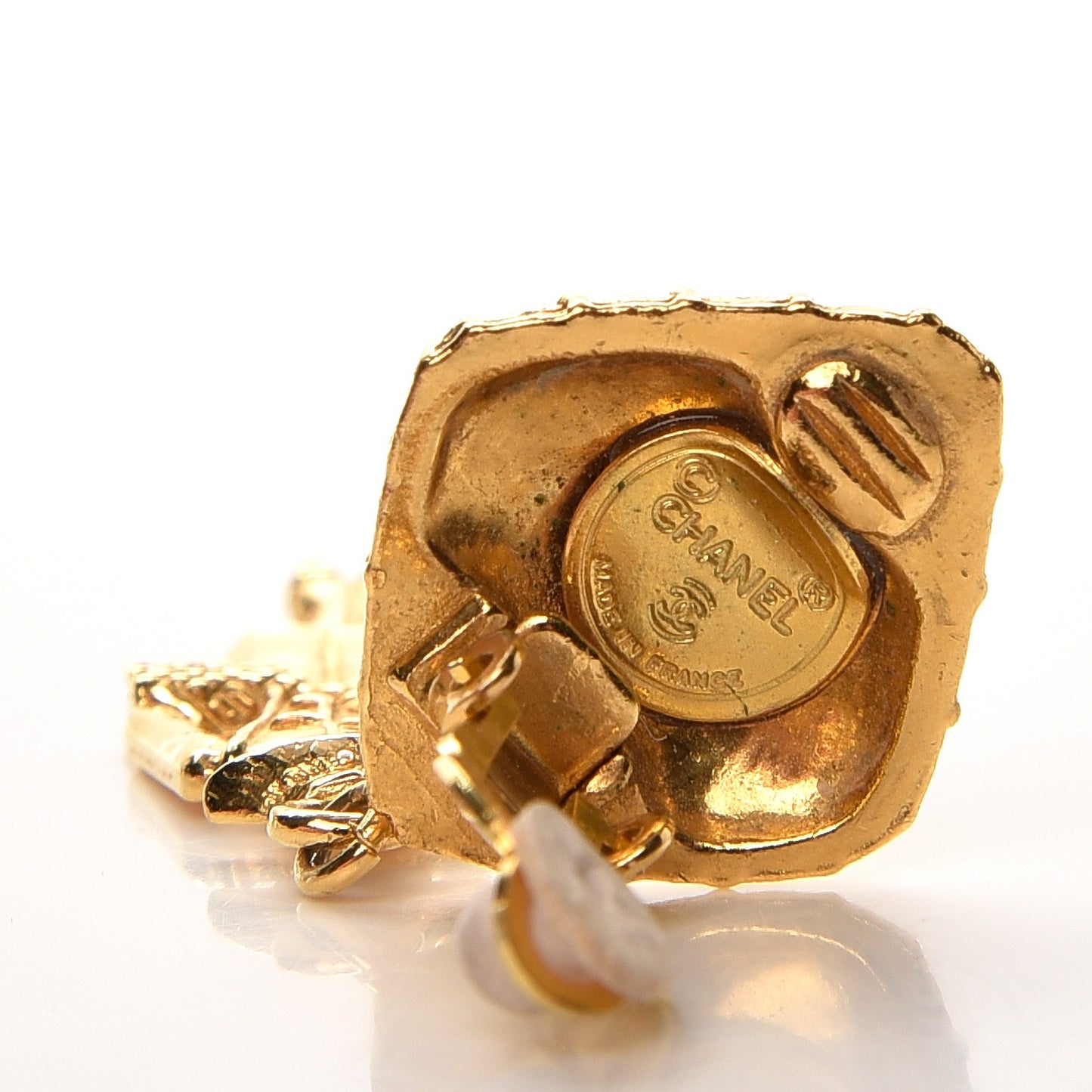 Coco Clip On Earrings Gold