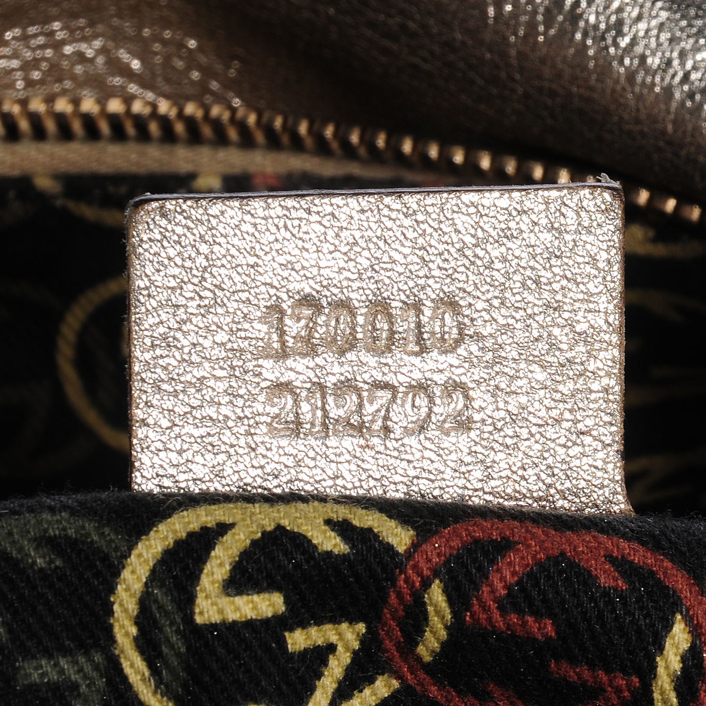 Metallic Leather Britt Medium Boston Gold