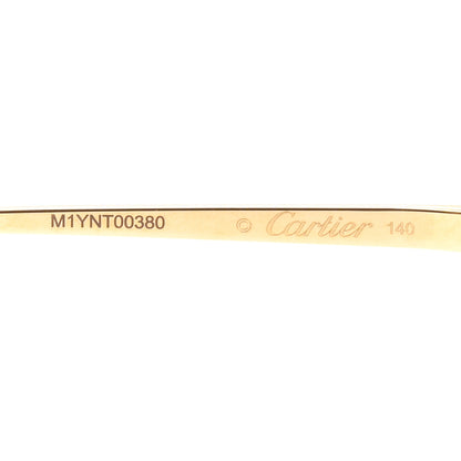 Cartier Panthere De Cartier Butterfly Sunglasses CT0398S Gold Pink 6 of 7