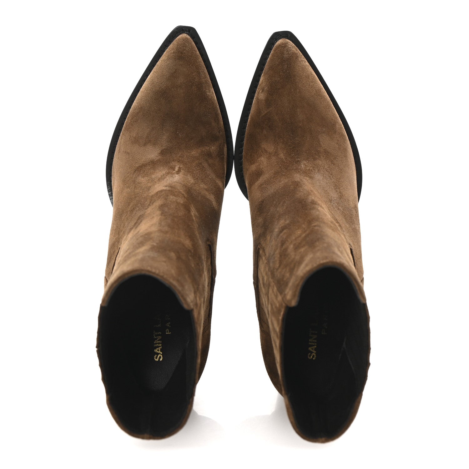 Saint Laurent Suede Theo 95 Chelsea Boots 37.5 Land 2 of 10