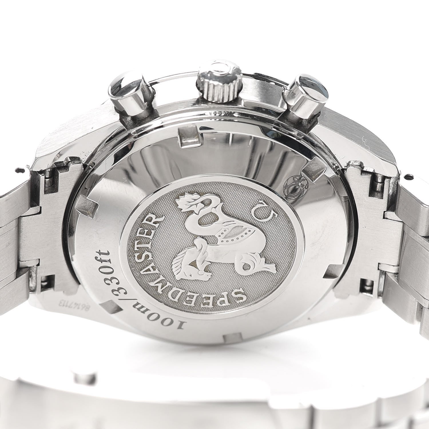 Omega Stainless Steel 40mm Speedmaster Date Chronograph Automatic Watch Grey 323.30.40.40.06.001 4 of 7