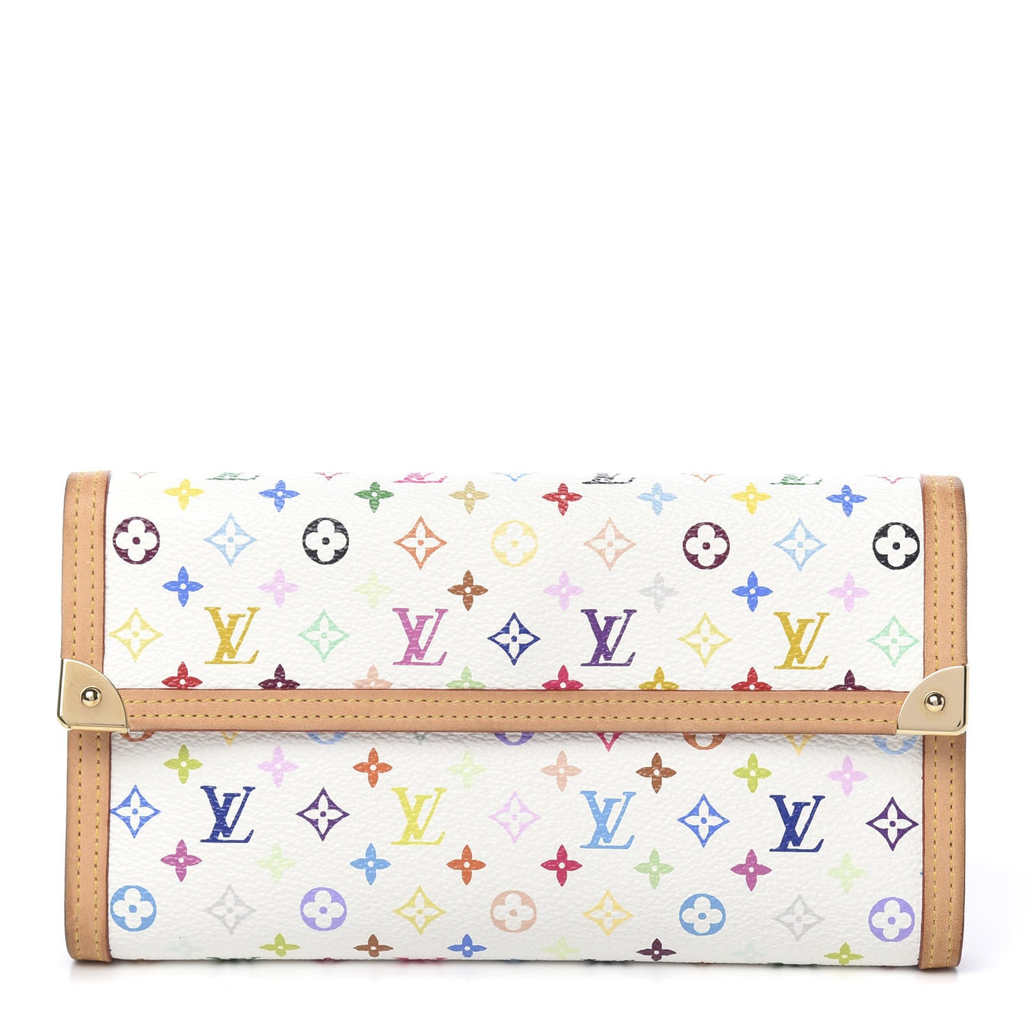 Monogram Multicolor Porte Tresor International Wallet White