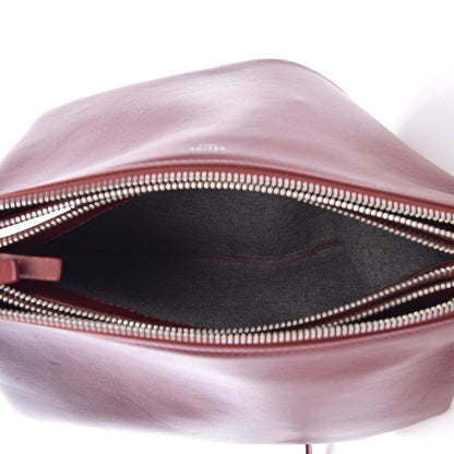 Celine Lambskin Large Trio Crossbody Bag Burgundy 7 of 11