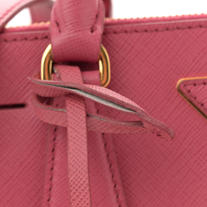Prada Saffiano Lux Mini Galleria Double Zip Tote Tamaris 12 of 12