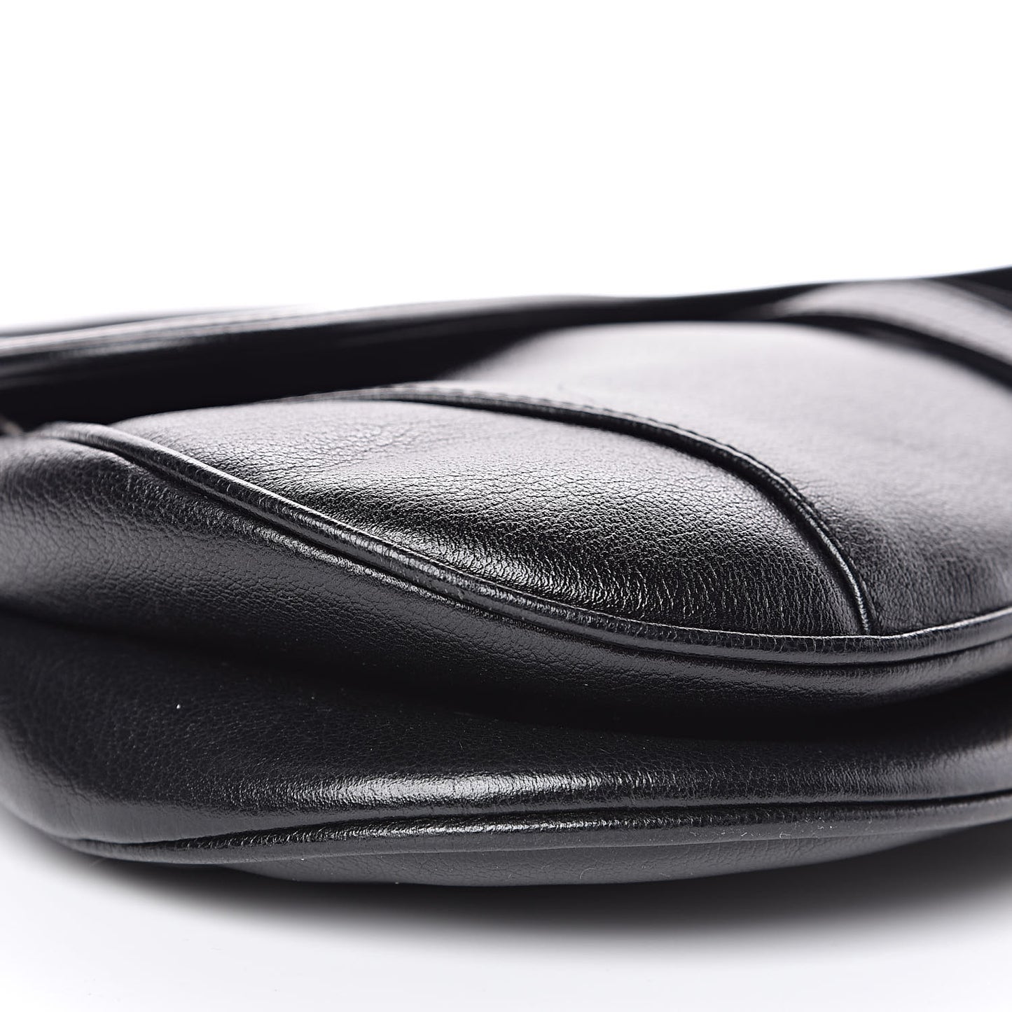 Calfskin Saddle Bag Black
