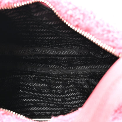 Prada Terry Cloth Mini Re-Edition 2000 Bag Petalo Black 5 of 10
