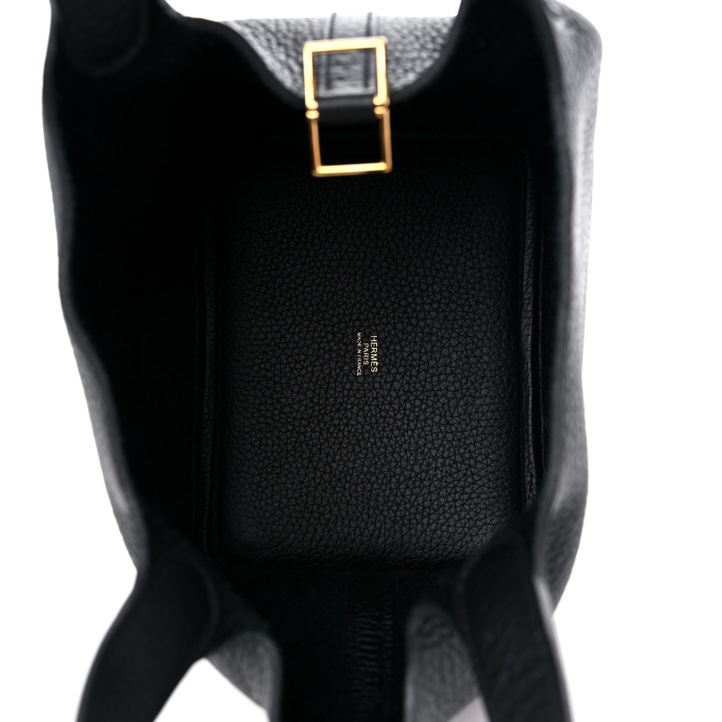 Taurillon Clemence Picotin Lock 18 PM Black