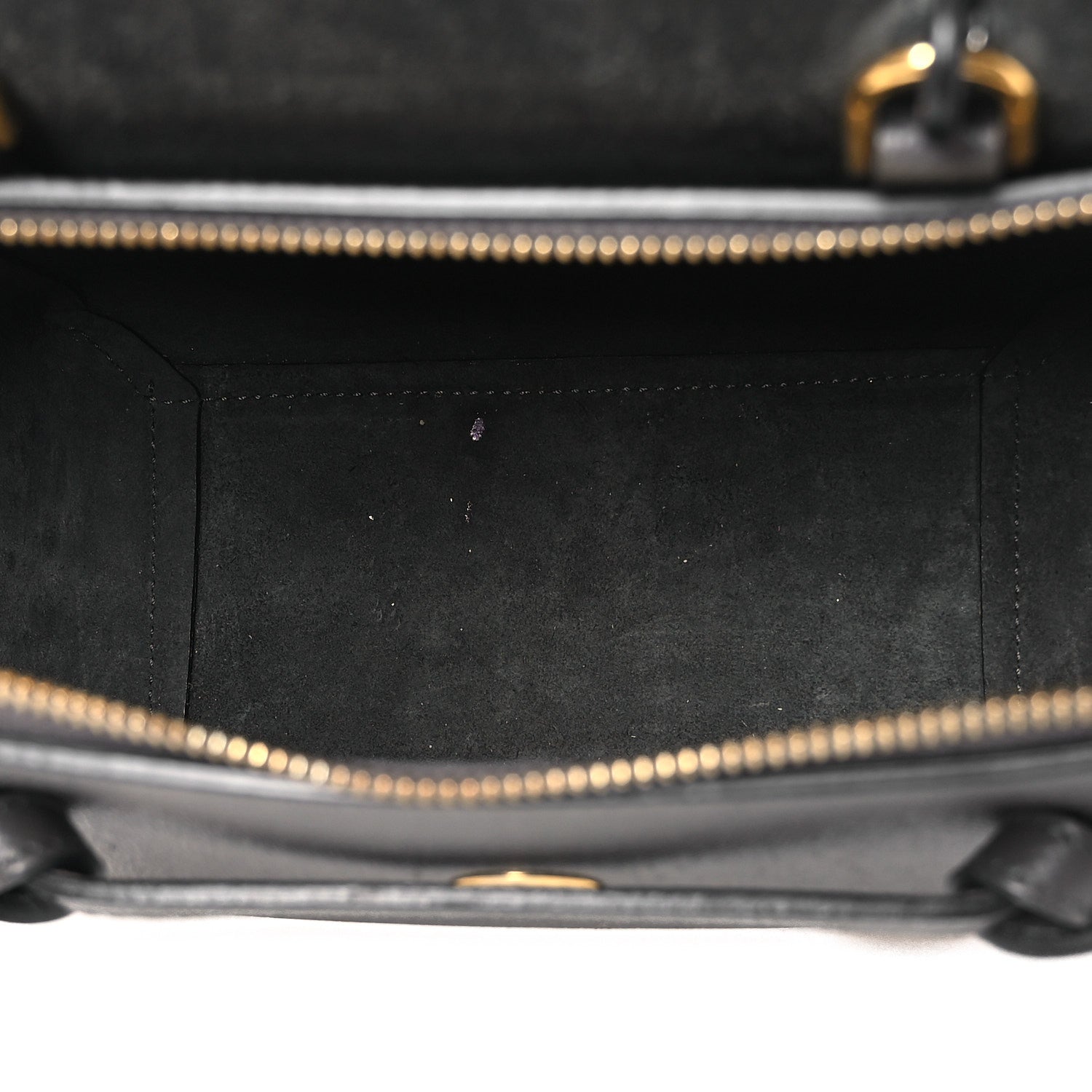 Celine Grained Calfskin Nano Belt Bag Grey 4 of 12