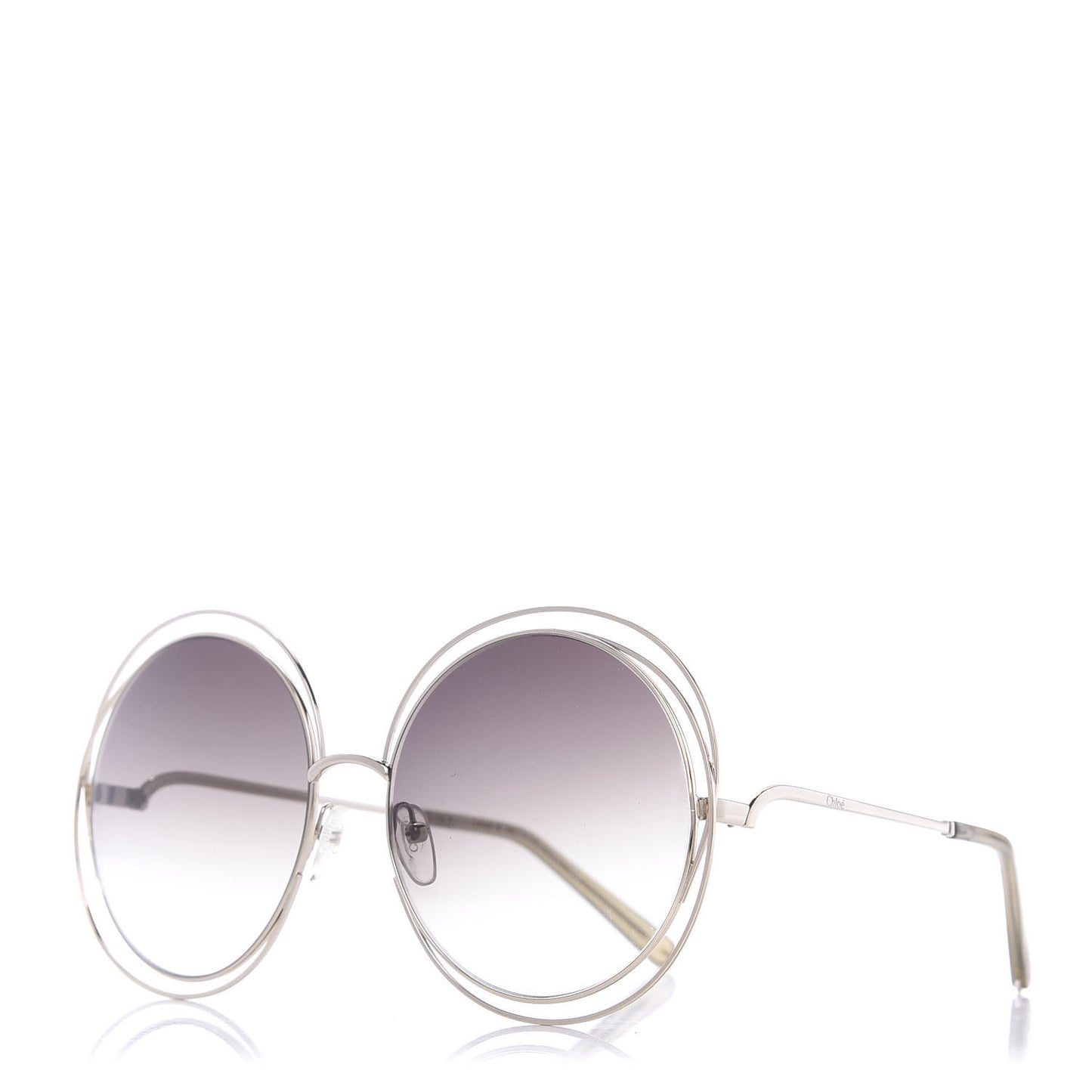 Oversize Round Carlina Oversized Round Sunglasses CE114S Grey Metallic