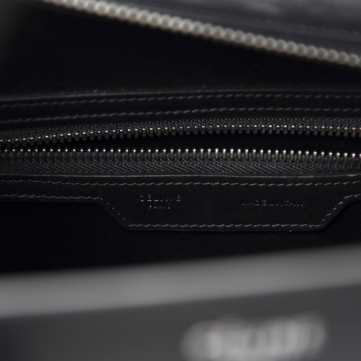 Celine Bullhide Calfskin Nubuck Micro Tri-Color Luggage Beige 8 of 9