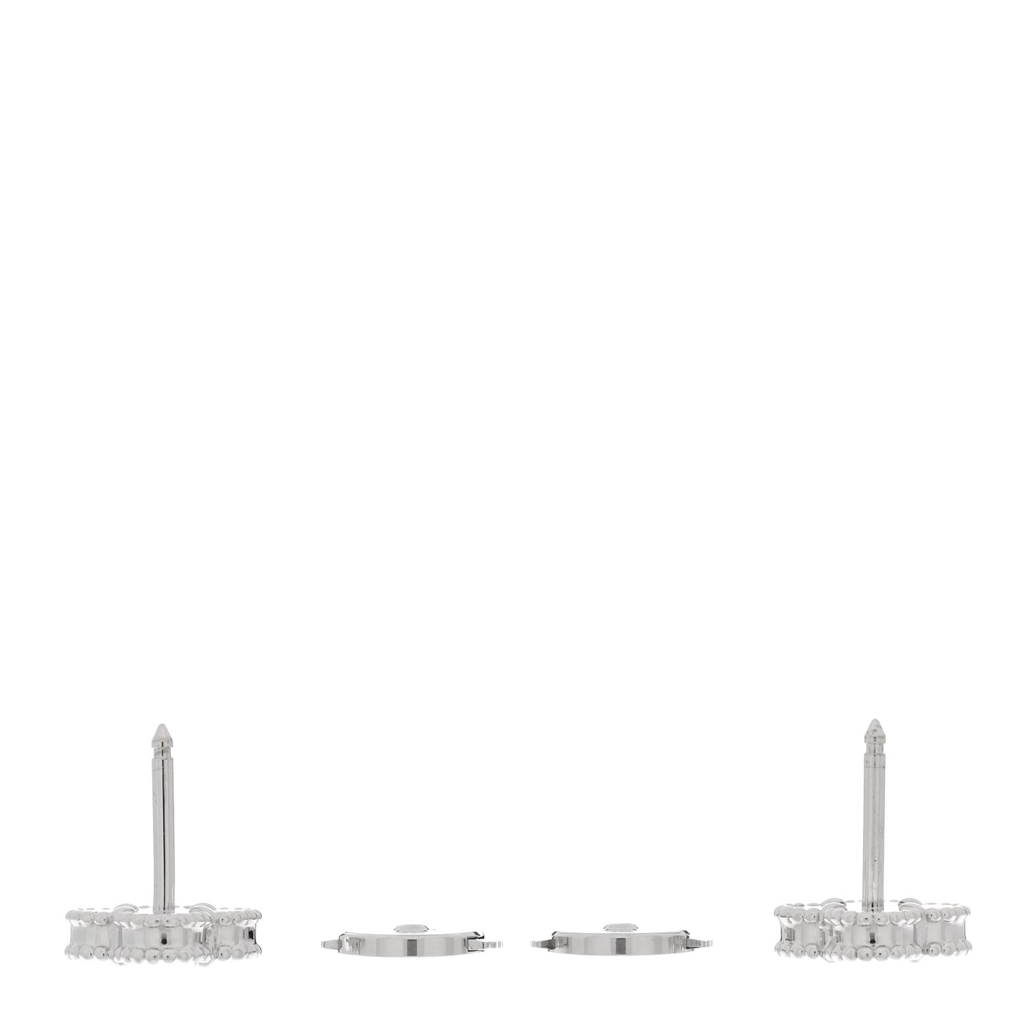 18K White Gold Mother of Pearl Sweet Alhambra Earrings