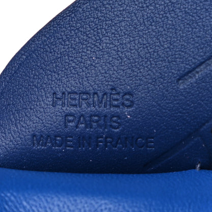 Hermes Milo Lambskin Grigri Rodeo Pegase Horse Bag Charm PM Bleu France Mauve Sylvestre Bleu Saphir 3 of 5