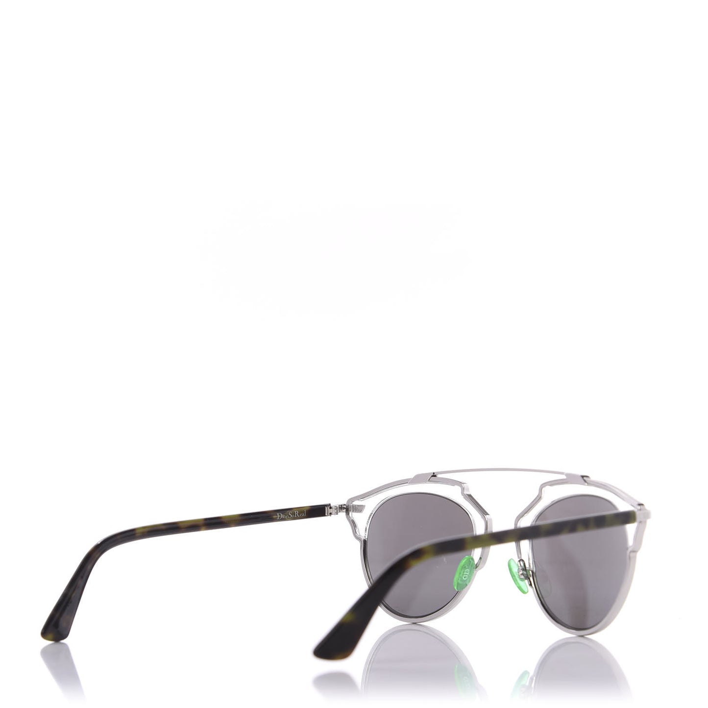 So Real Sunglasses Silver Tortoise
